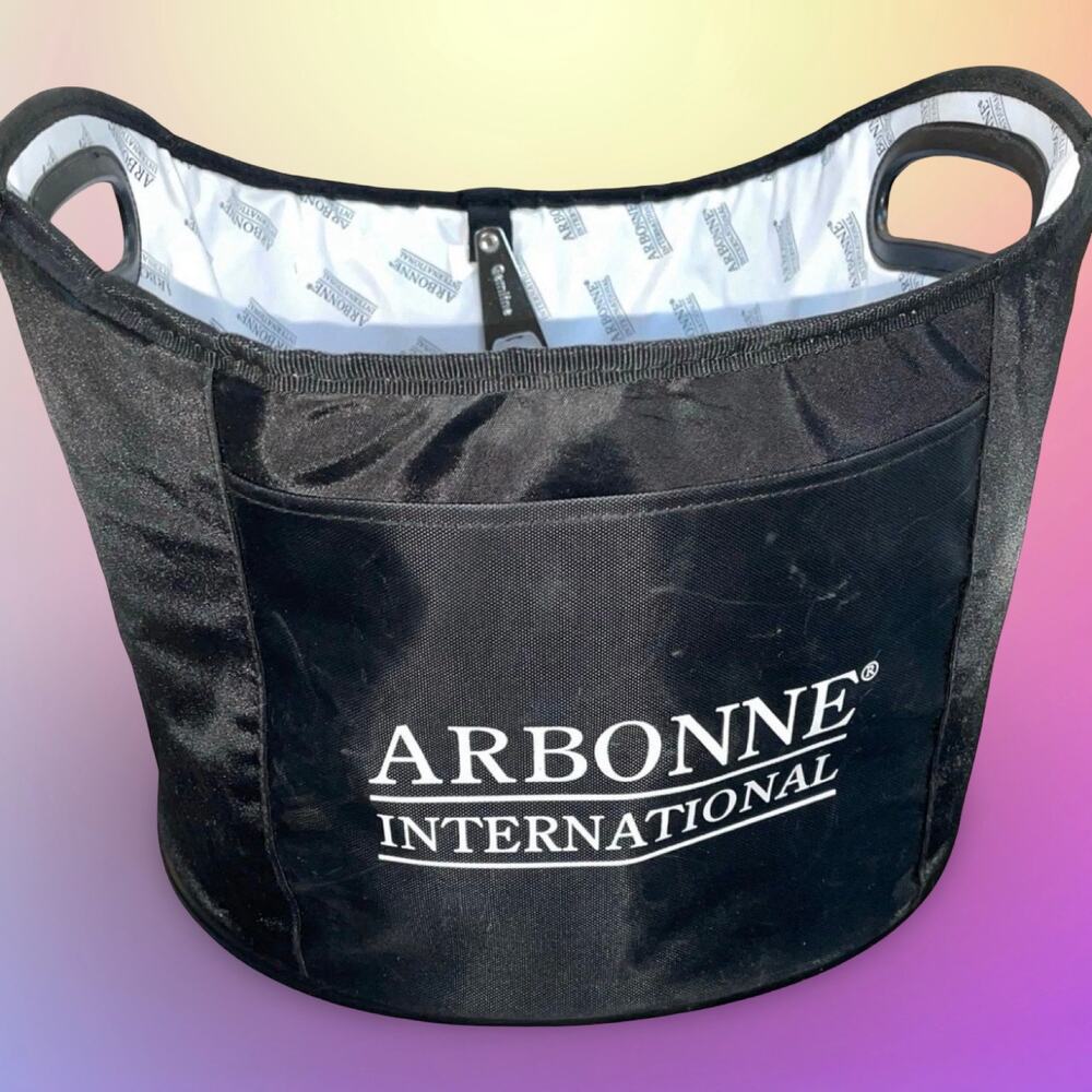 Arbonne International Collapsible Ice Bucket Vinyl Picnic Tool Bottle Opener